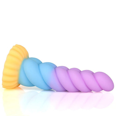 "The Rainbow" Collection Silikon Dildo blau-pink - 🅛🅞🅛🅛🅨🅟🅞🅟🅟🅨