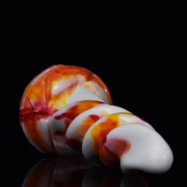 "TWEESTER" Silikon Anal Dildo weiß rot - 🅛🅞🅛🅛🅨🅟🅞🅟🅟🅨