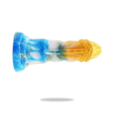 "Alien 1" Silikon Dildo blau golden - 🅛🅞🅛🅛🅨🅟🅞🅟🅟🅨