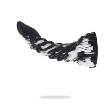 "Preyton" Silikon Dildo schwarz weiß - 🅛🅞🅛🅛🅨🅟🅞🅟🅟🅨